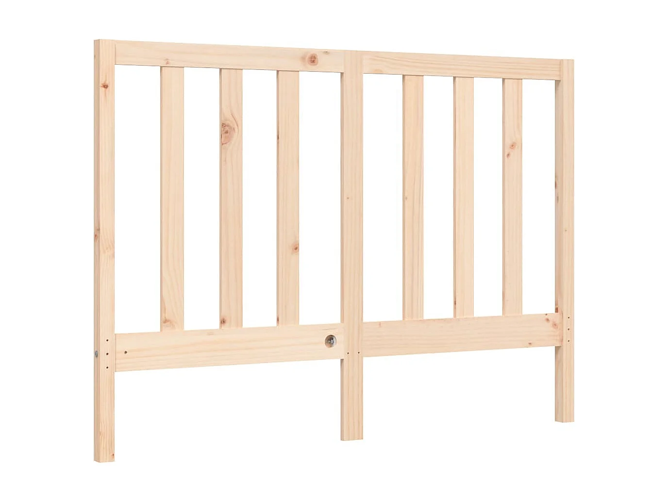 Cadre de lit avec tête de lit 120x200 bois massif