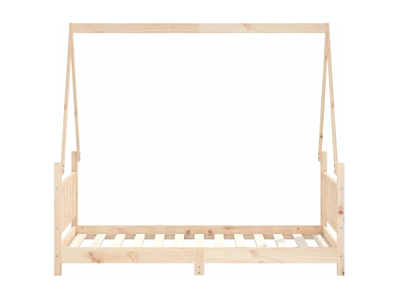 Cadre de lit pour enfant 80x160 bois de pin massif