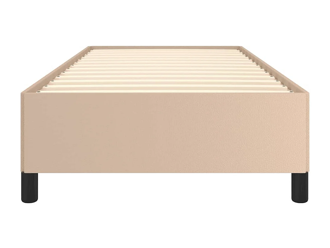 Cadre de lit Cappuccino 90x190 Similicuir