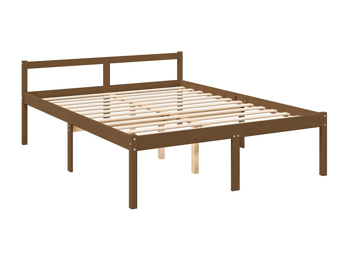 Lit pour personne âgée et tête de lit très grand bois massif