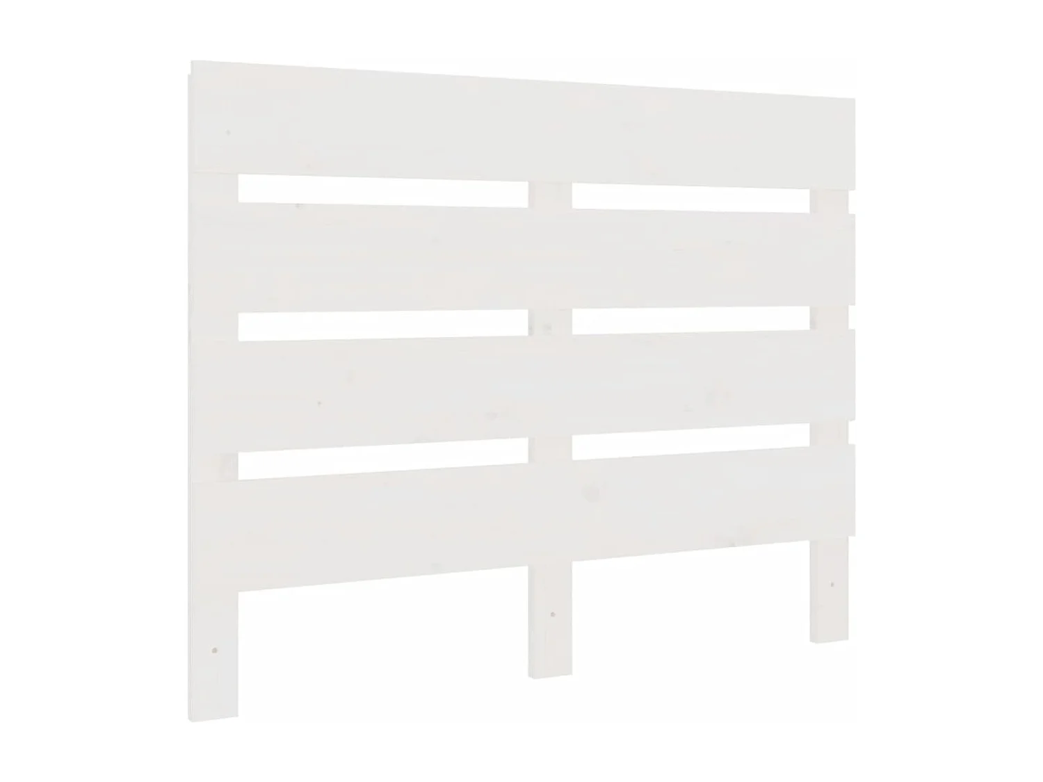 Cadre de lit Blanc 90x190 Bois de pin massif Simple