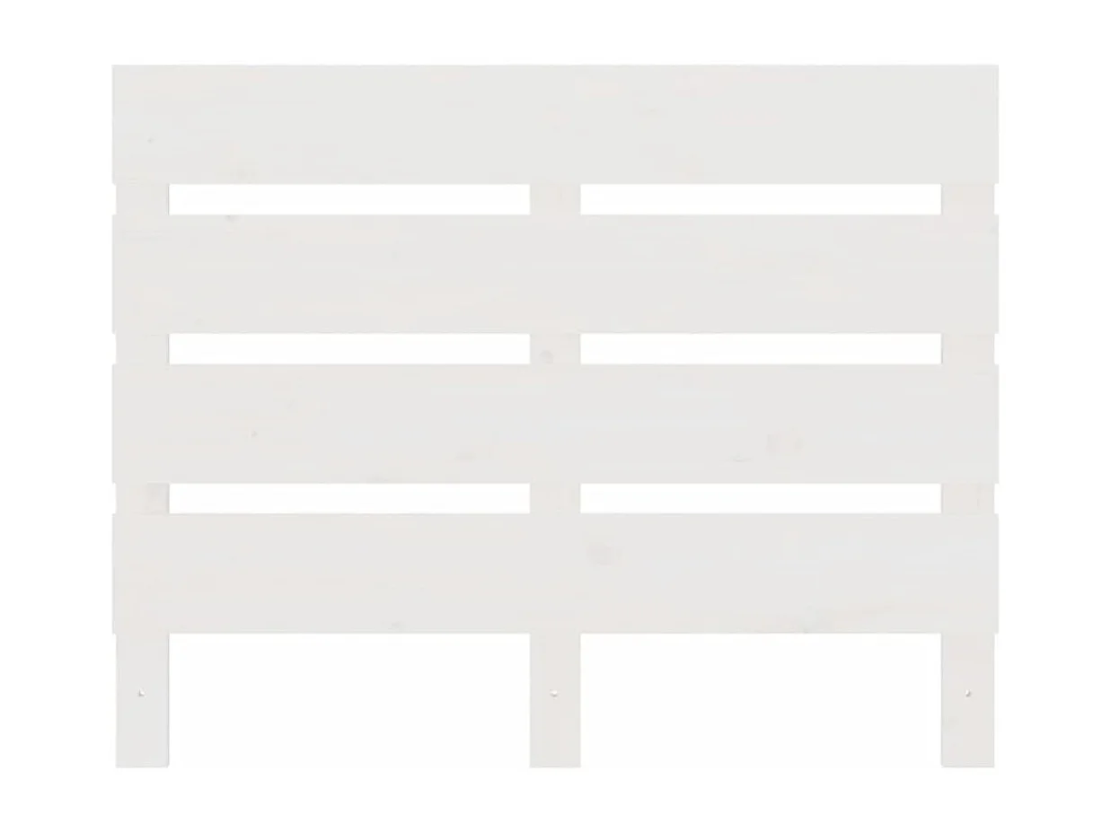 Cadre de lit Blanc 90x190 Bois de pin massif Simple