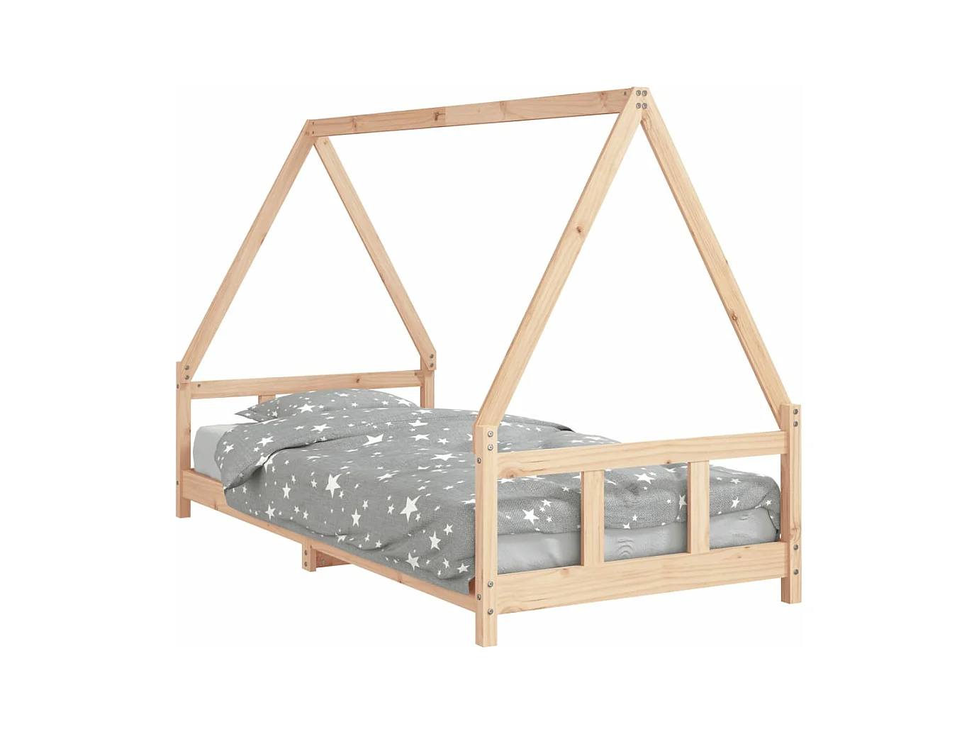 bedframe 90x200 cm massief grenenhout