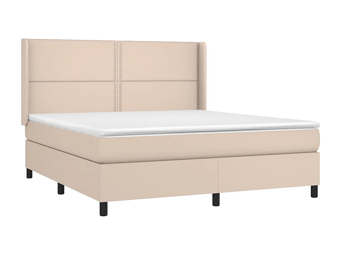 Sommier à lattes de lit matelas LED Cappuccino 180x200