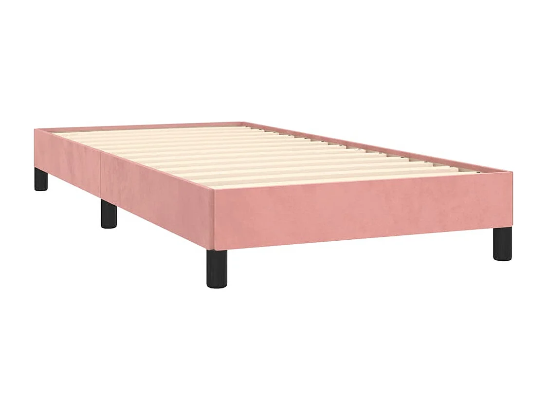 Cadre de lit Rose 90x190 Velours