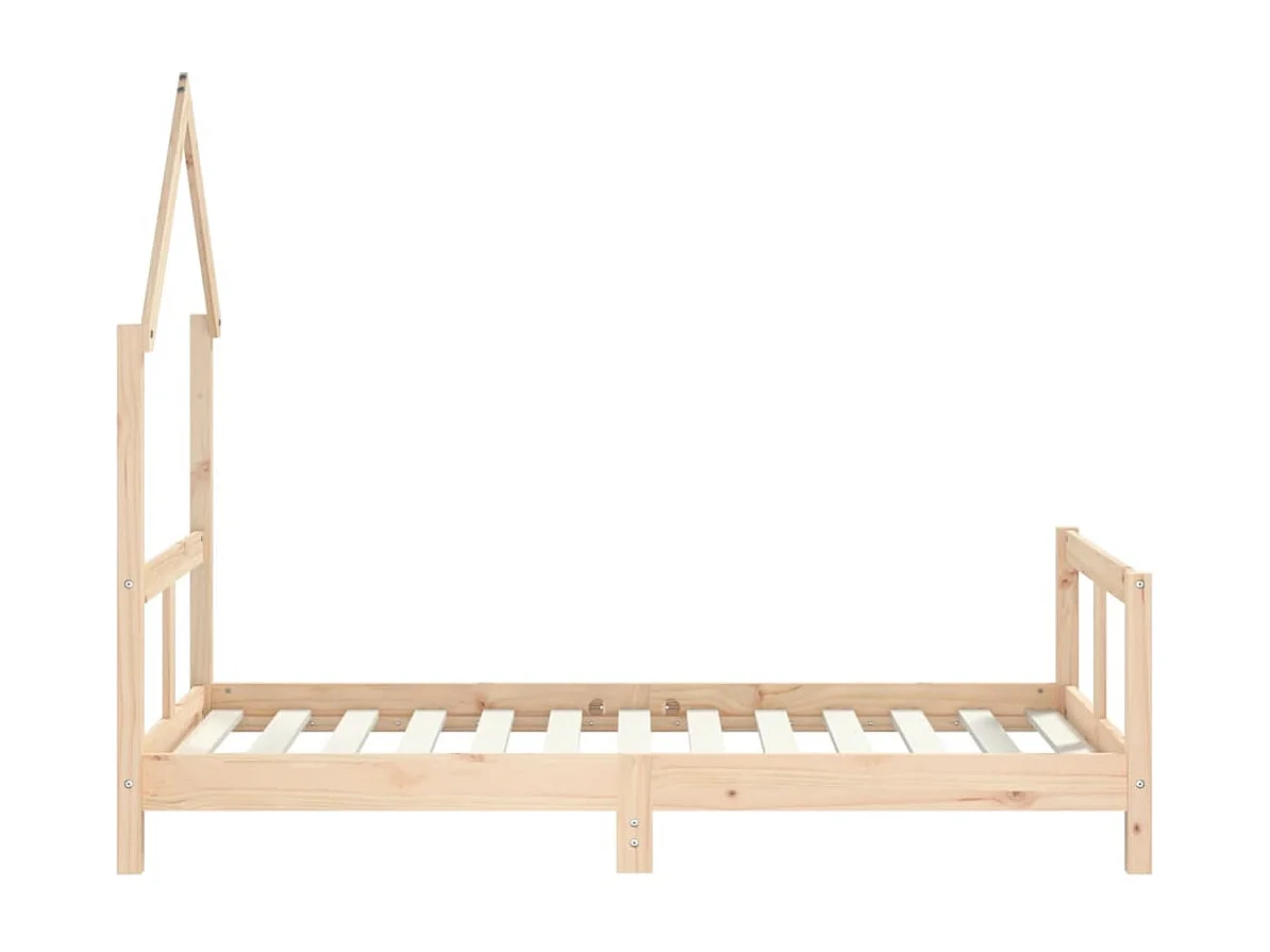 Cadre de lit pour enfant 80x160 bois de pin massif