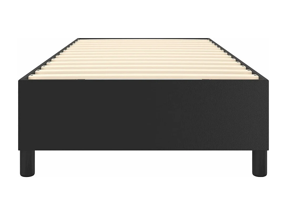 Cadre de lit Noir 90x200 Similicuir