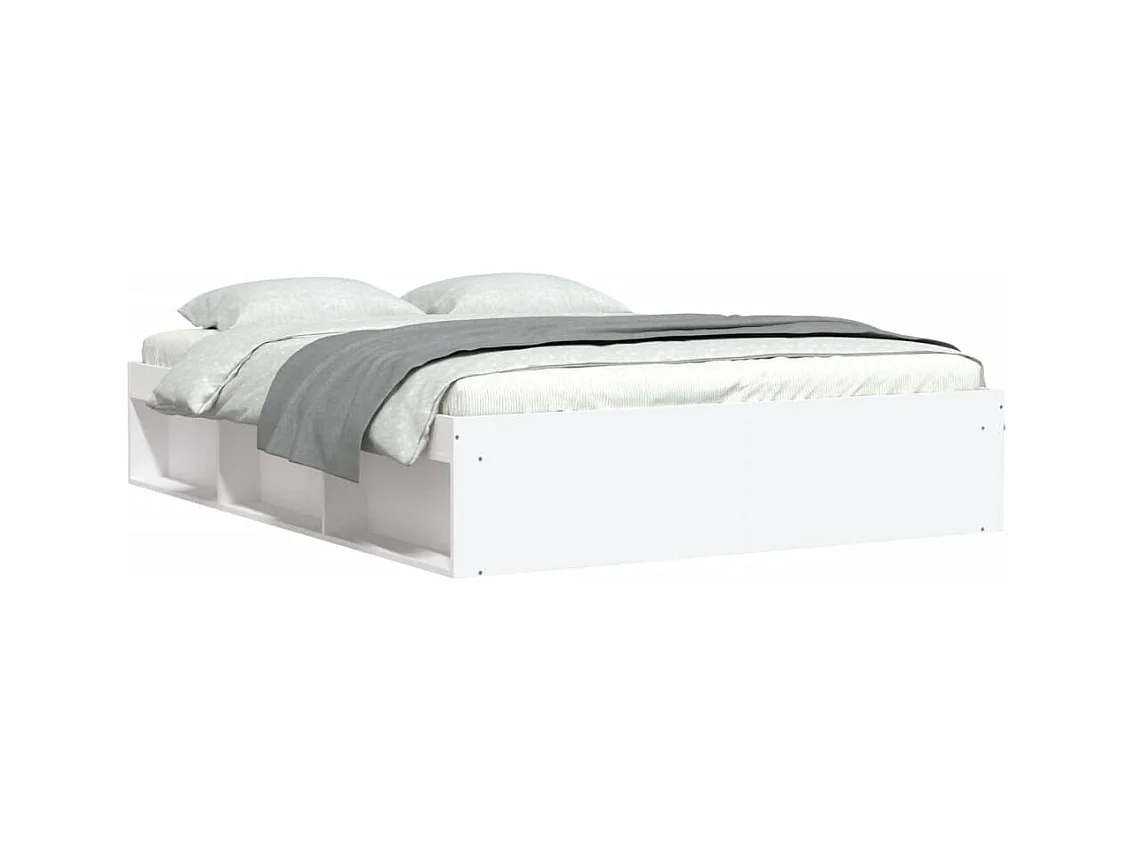 Cadre de lit blanc 140x190