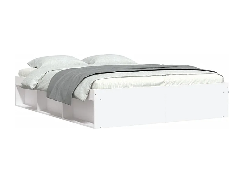 Cadre de lit blanc 140x190