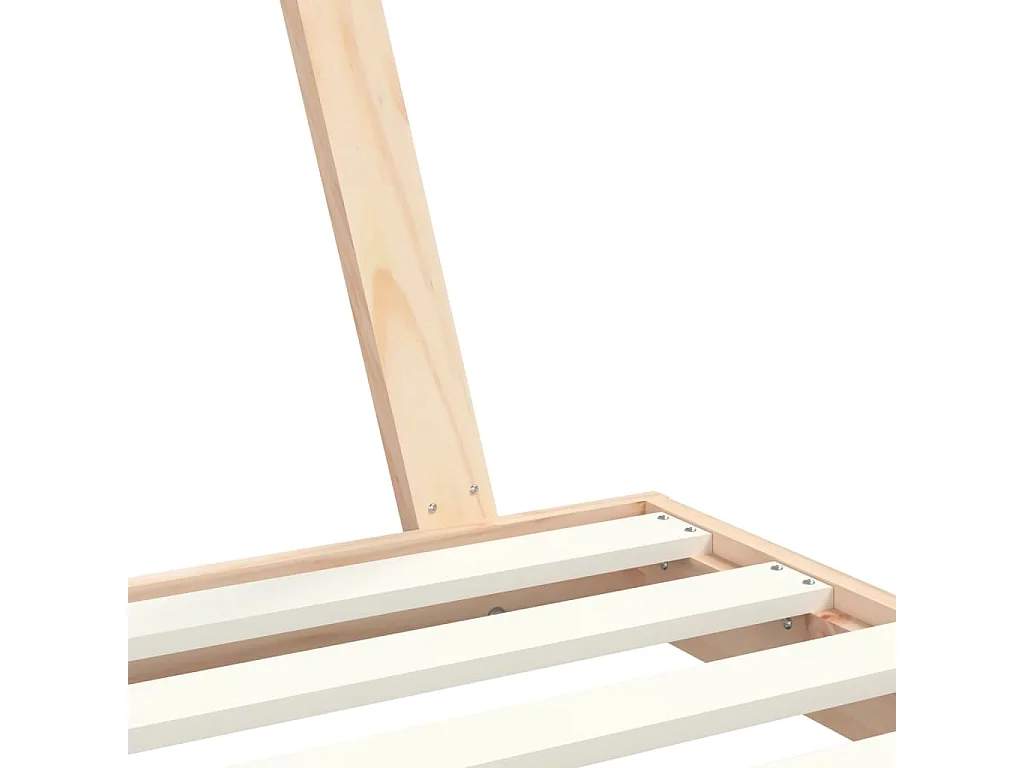 Cadre de lit pour enfants 90x200 bois de pin massif