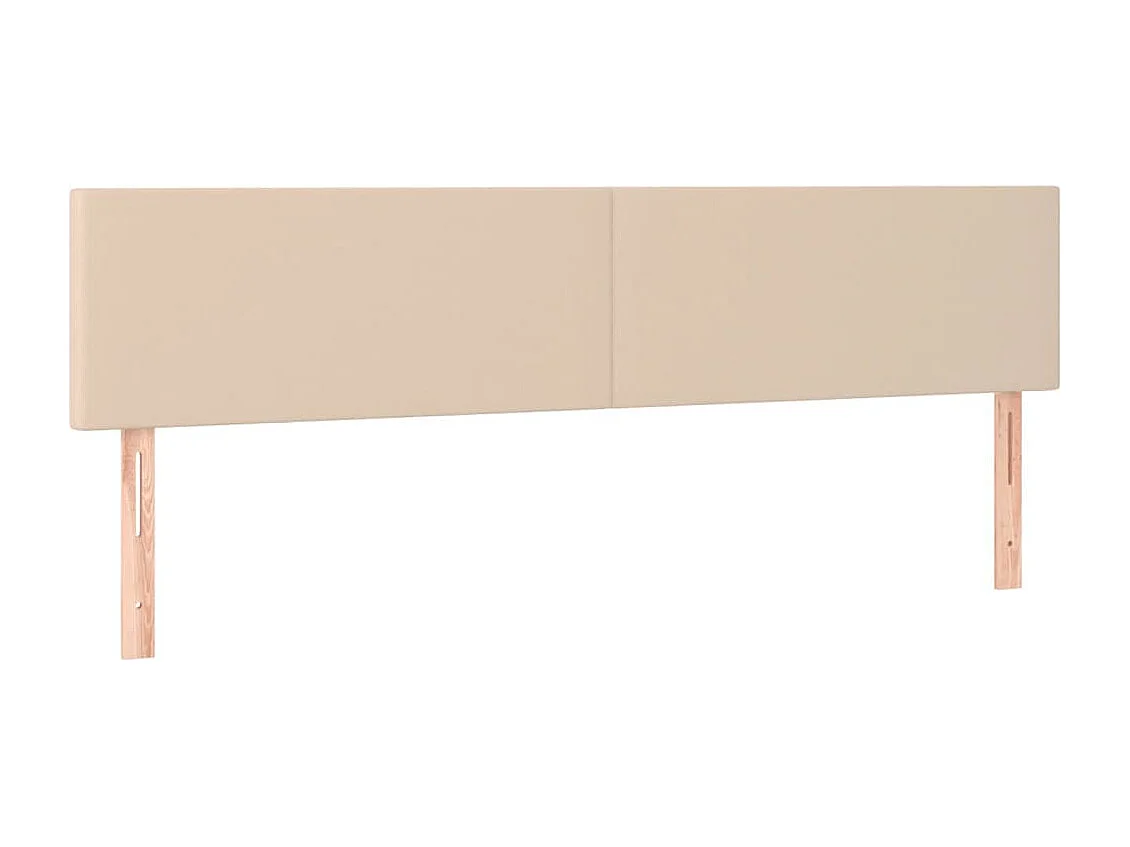 Sommier à lattes de lit avec matelas LED cappuccino 120x190