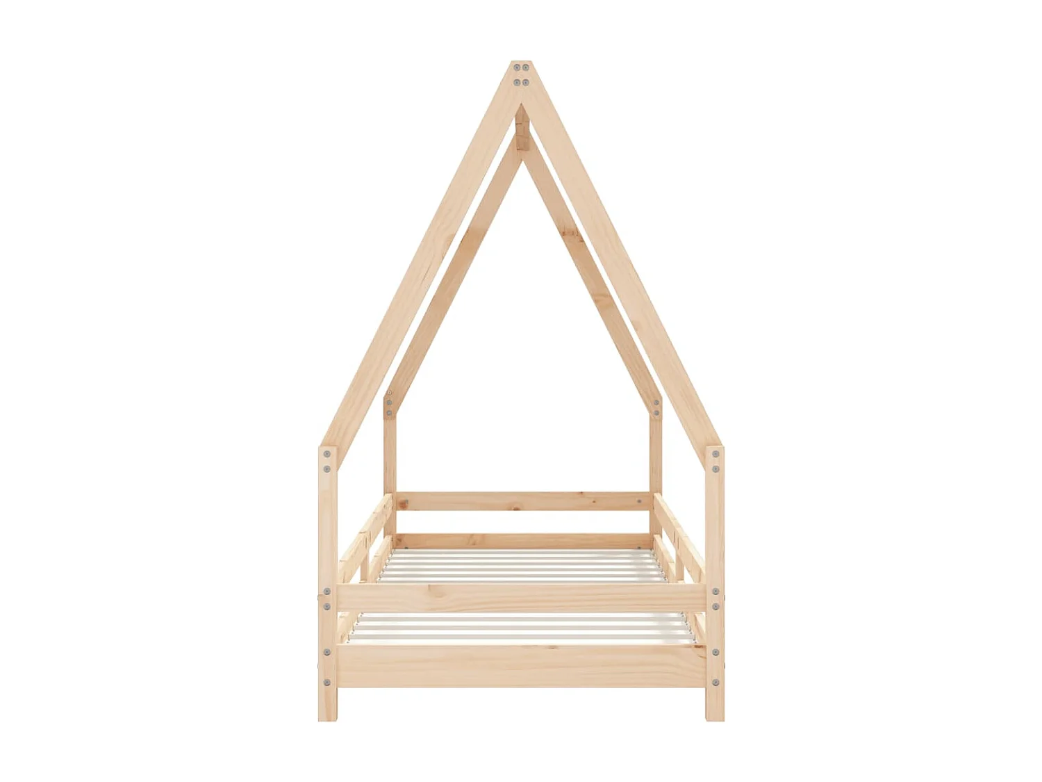 Cadre de lit pour enfants 80x200 bois de pin massif