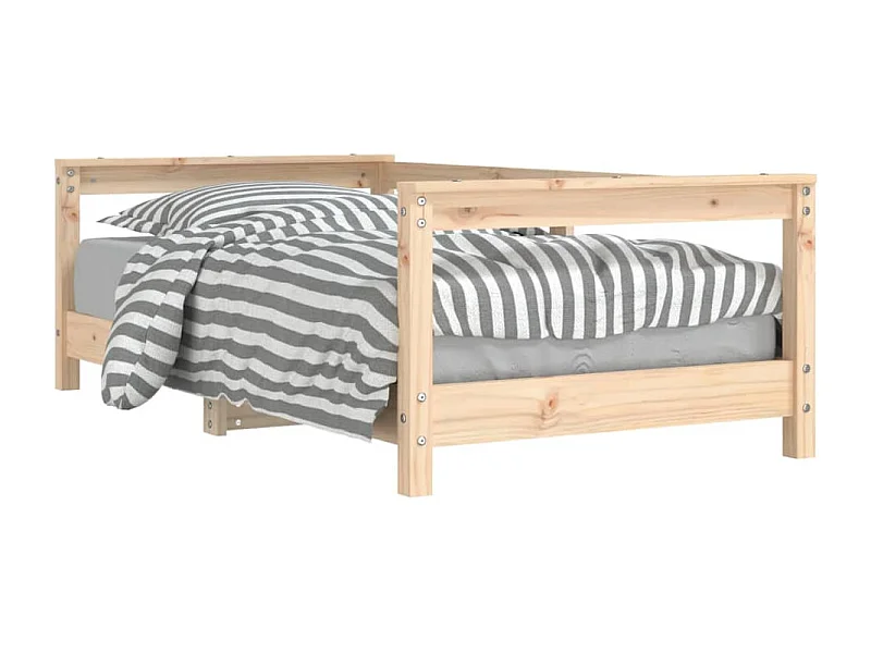 Cadre de lit pour enfant 70x140 bois de pin massif