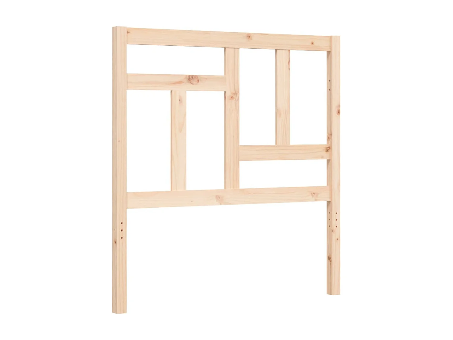 Cadre de lit avec tête de lit 90x200 bois massif