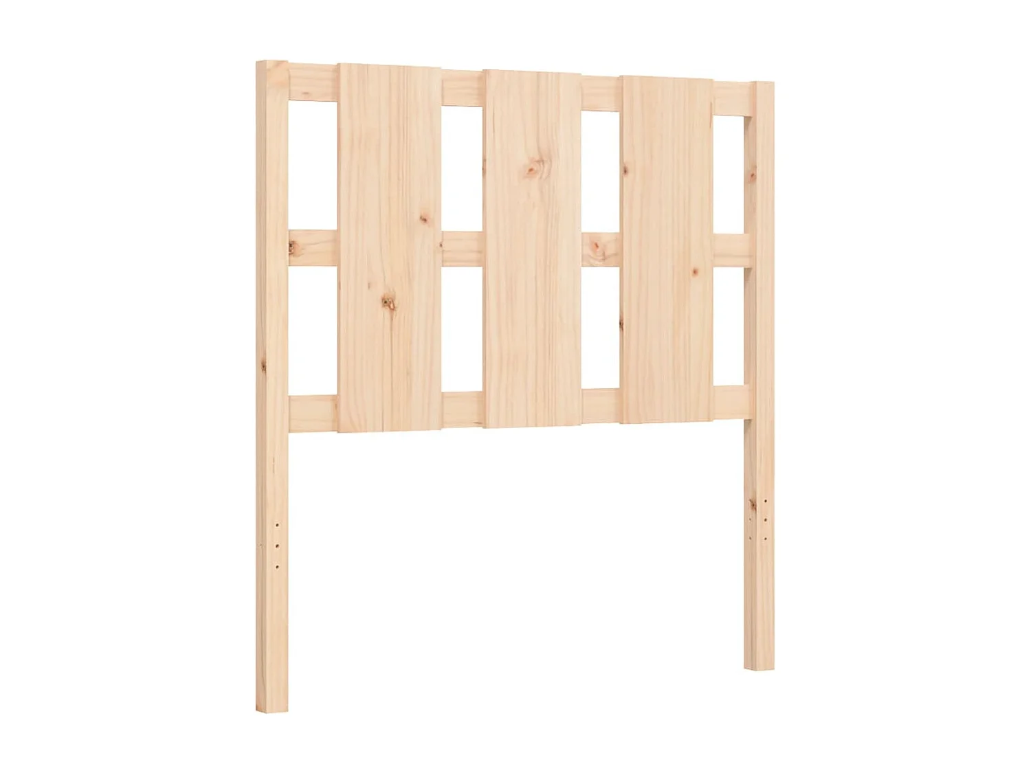 Cadre de lit avec tête de lit 90x200 bois massif