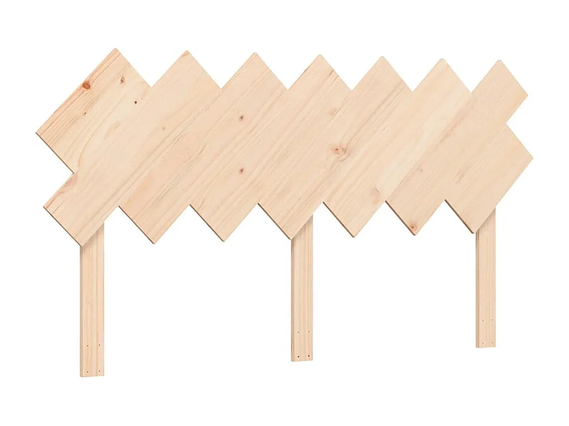 Cadre de lit avec tête de lit 140x200 bois massif