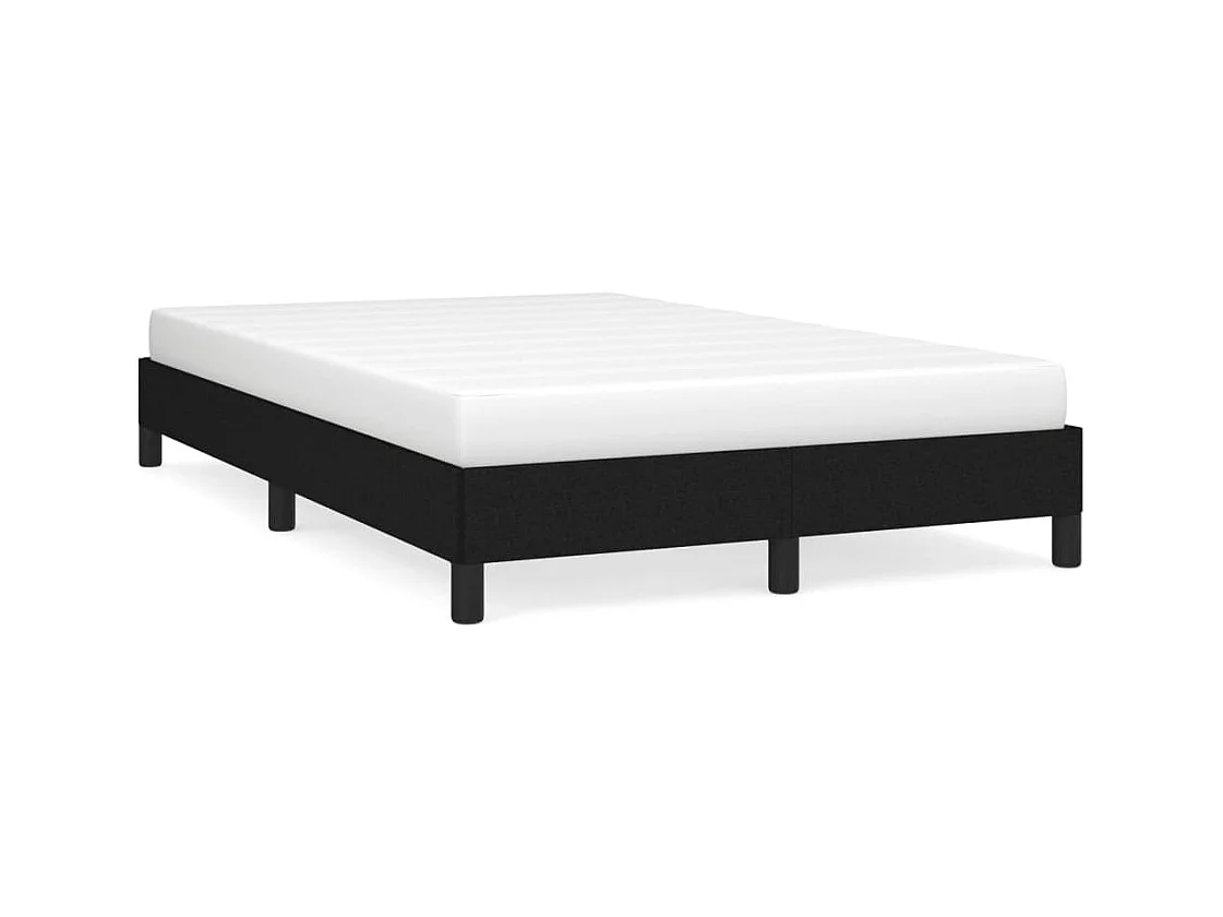 Cadre de lit noir 120x190 tissu