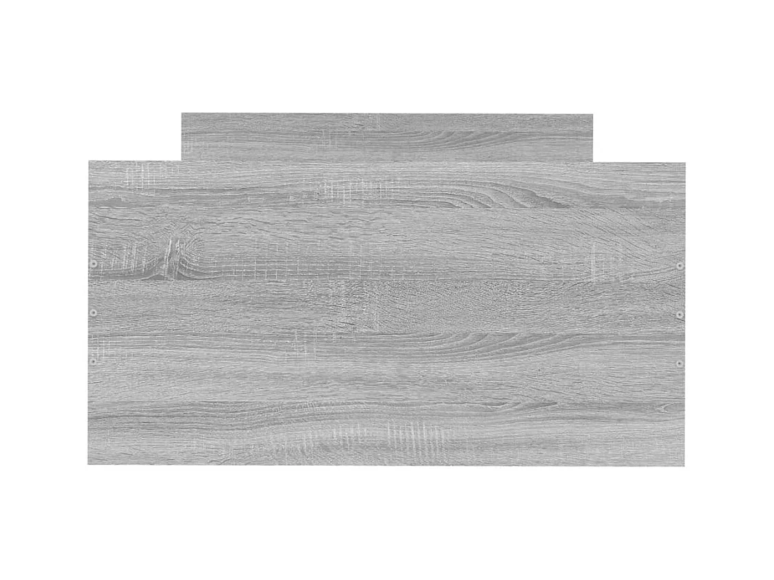 Cadre de lit sonoma gris 75x190 petit simple bois ingénierie