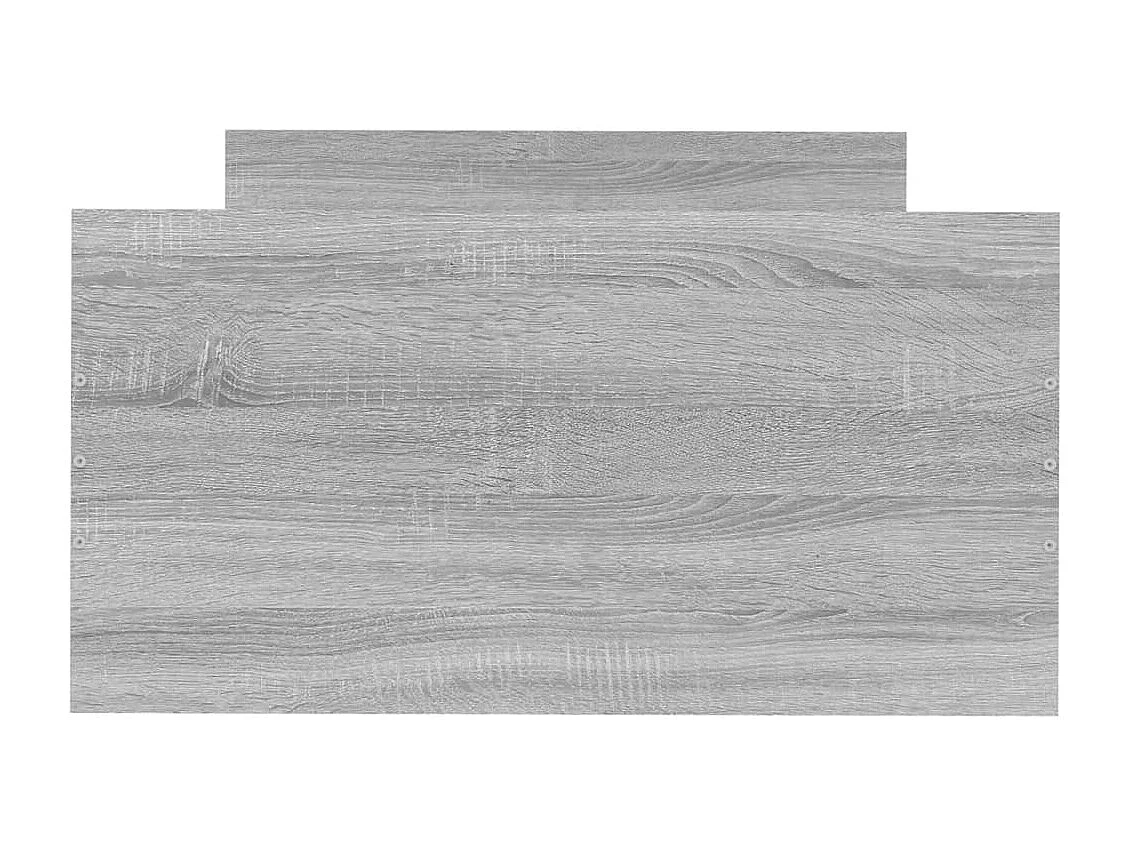 Bedframe bewerkt hout grijs sonoma eiken 75x190 cm