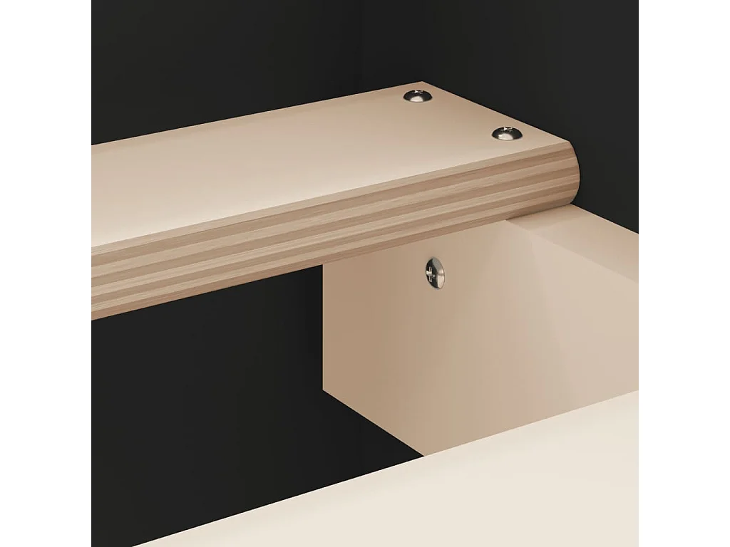 Cadre de lit avec tête de lit et pied de lit noir 140x200