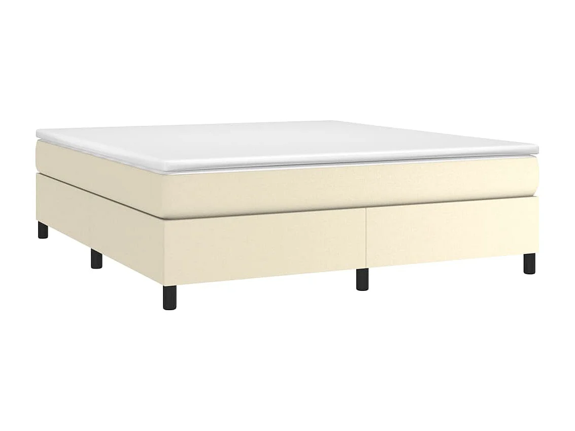 Cadre de lit Crème 180x200 Similicuir