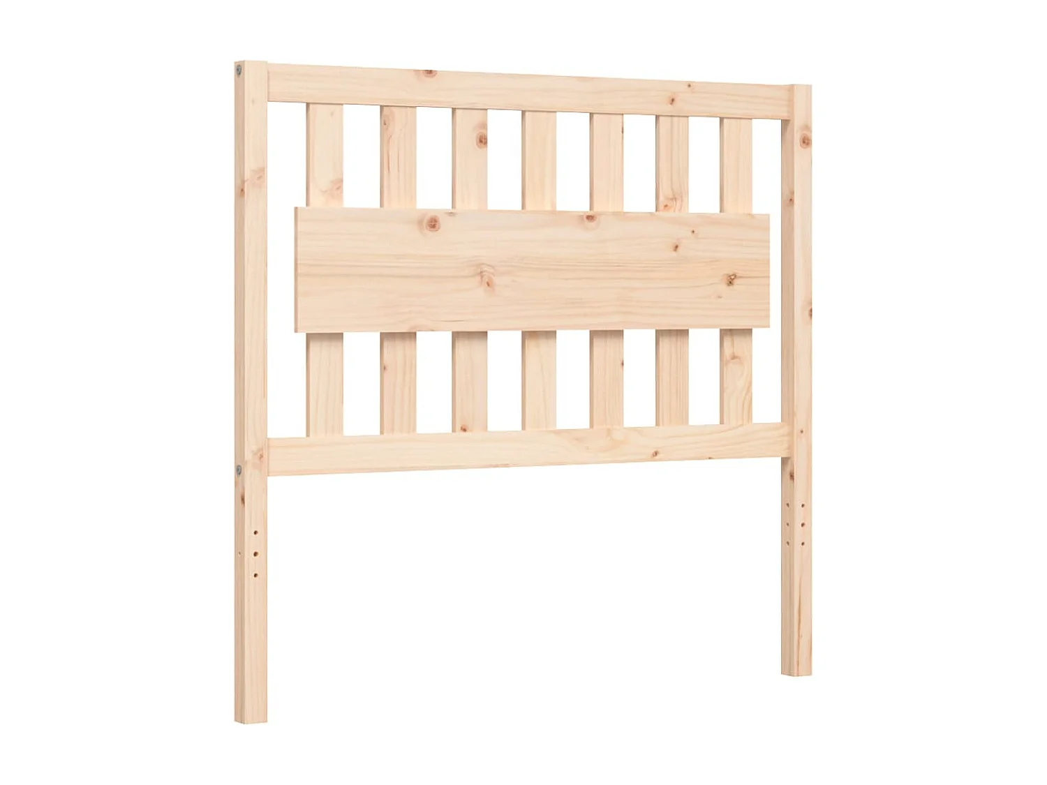 Cadre de lit et tête de lit 100x200 bois massif