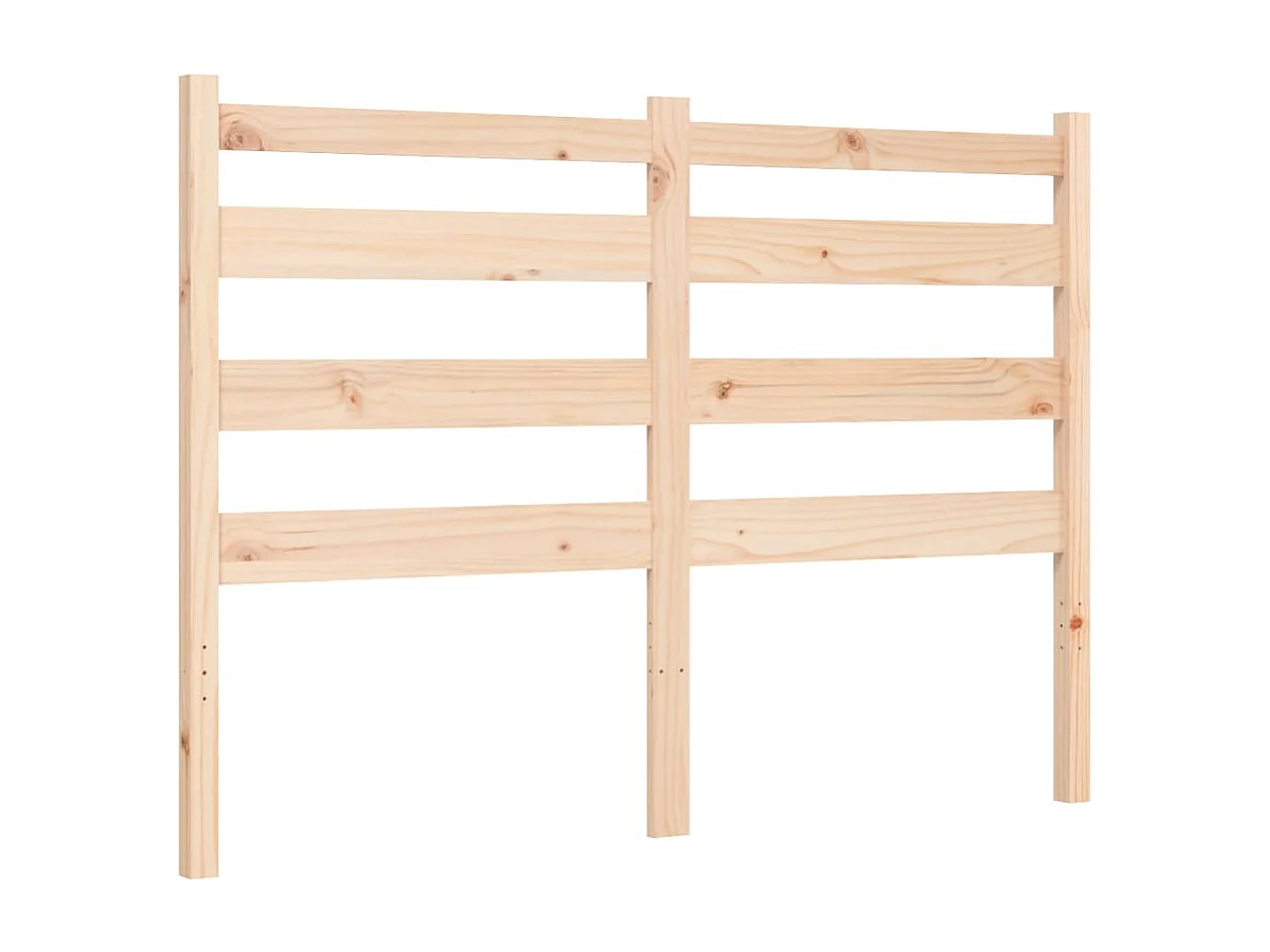 Cadre de lit avec tête de lit 140x190 bois massif