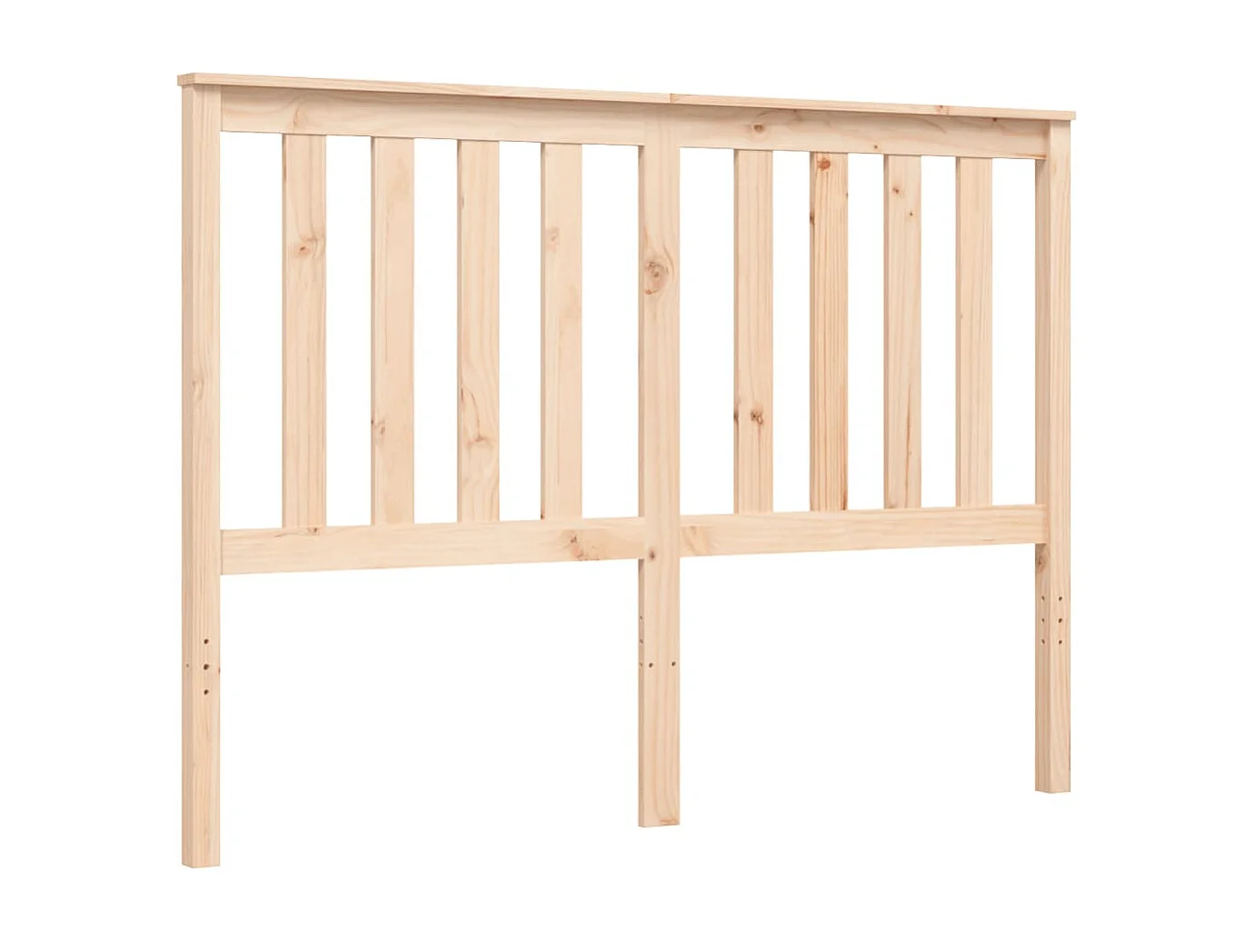 Cadre de lit avec tête de lit 120x200 bois massif