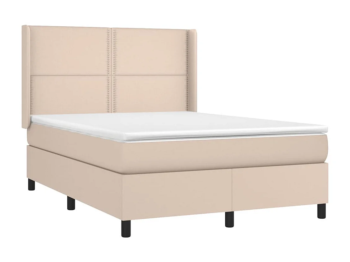 Sommier à lattes de lit matelas LED Cappuccino 140x200