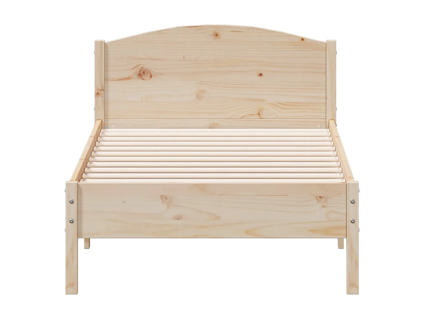 Cadre de lit avec tête de lit 90x190 bois de pin massif