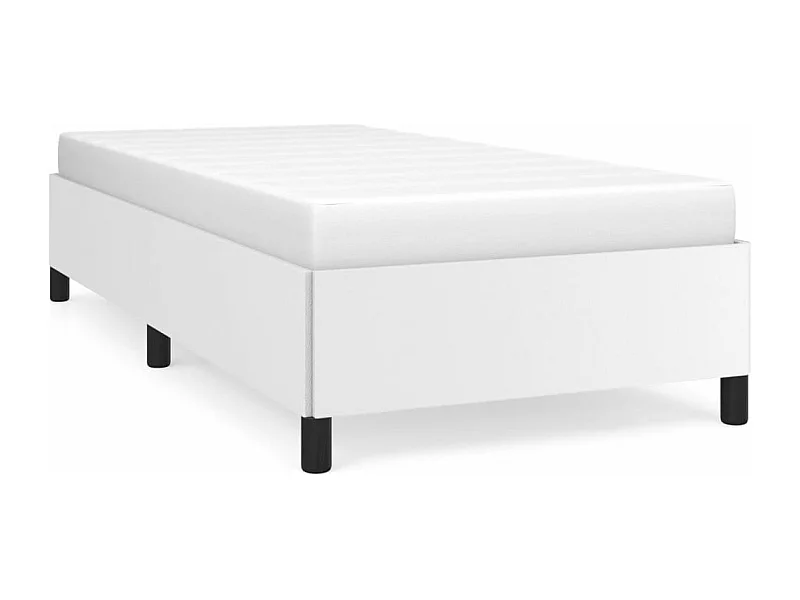 Cadre de lit Blanc 80x200 Similicuir