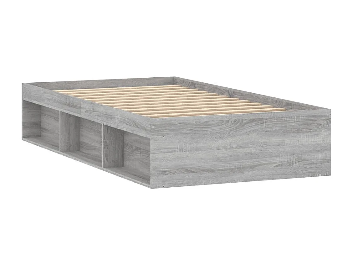 Cadre de lit sonoma gris 100x200