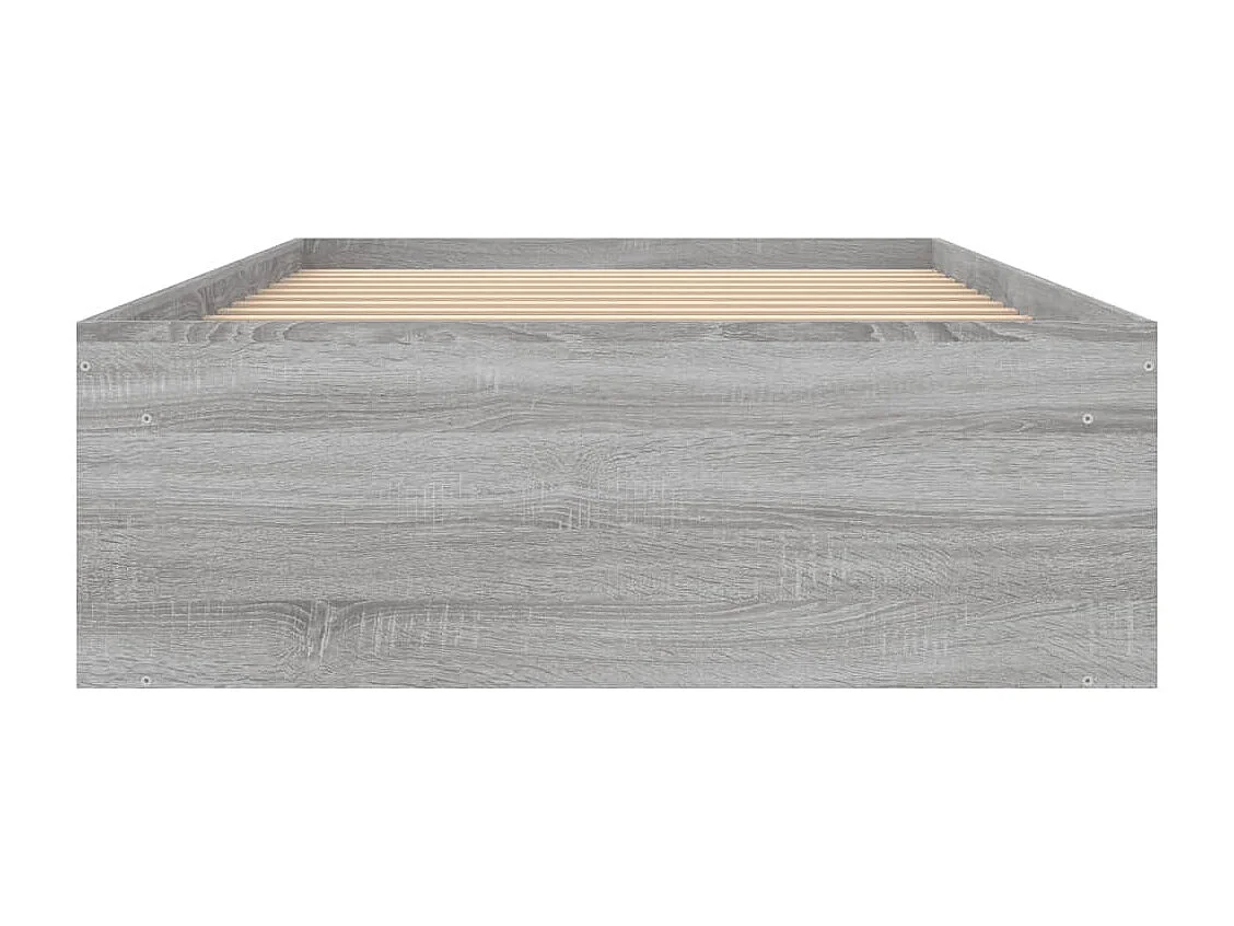 Cadre de lit sonoma gris 100x200