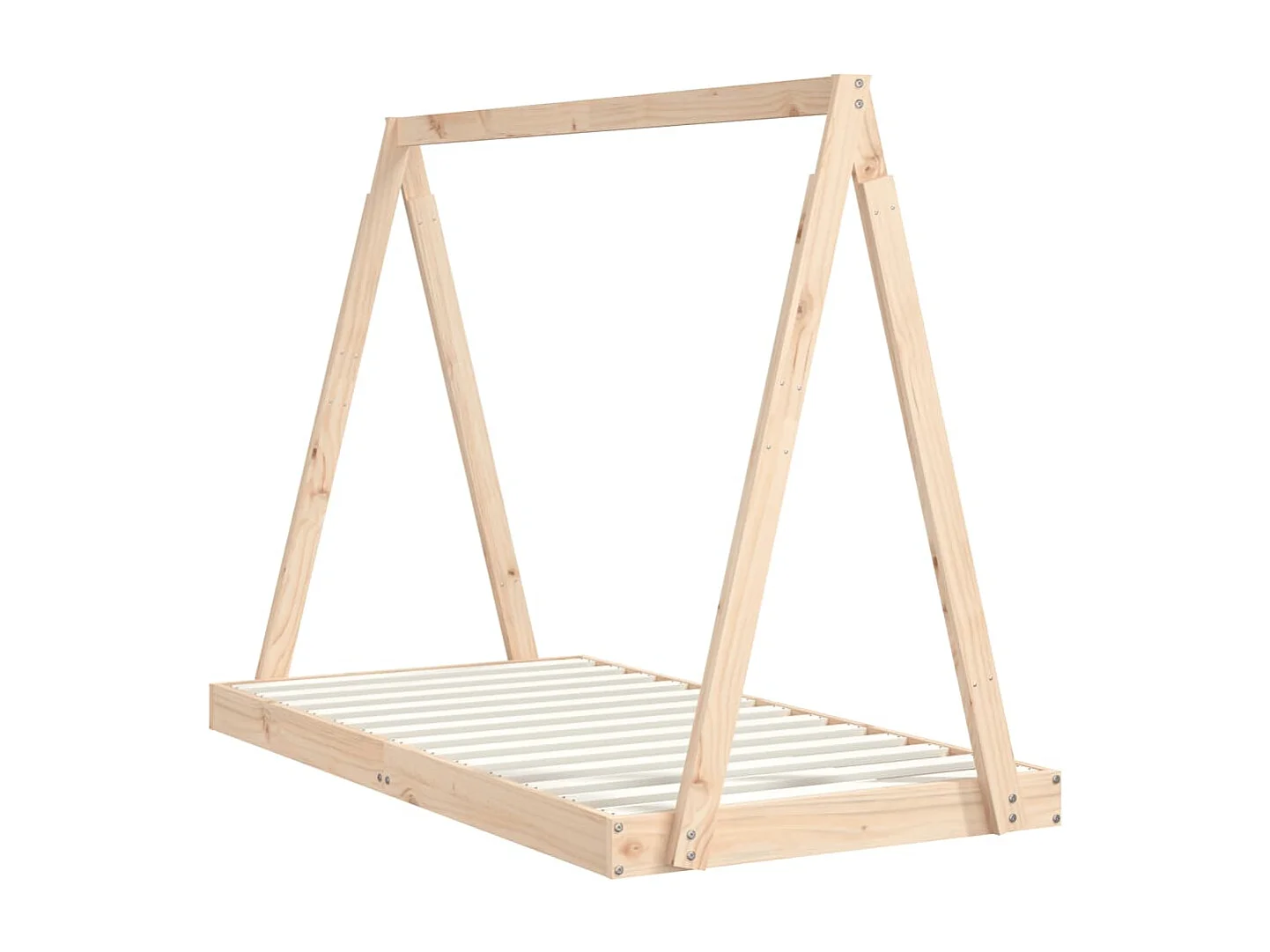 Cadre de lit pour enfant 80x160 bois de pin massif