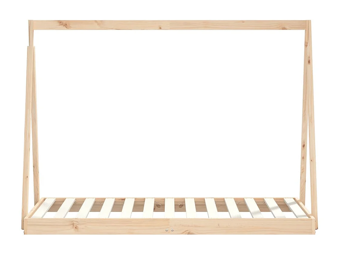 Cadre de lit pour enfant 80x160 bois de pin massif