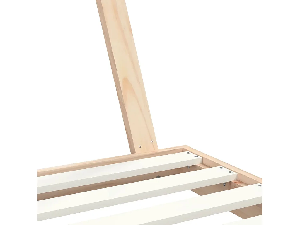 Cadre de lit pour enfant 80x160 bois de pin massif