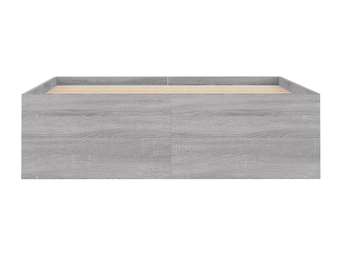 Cadre de lit sonoma gris 120x190 petit double