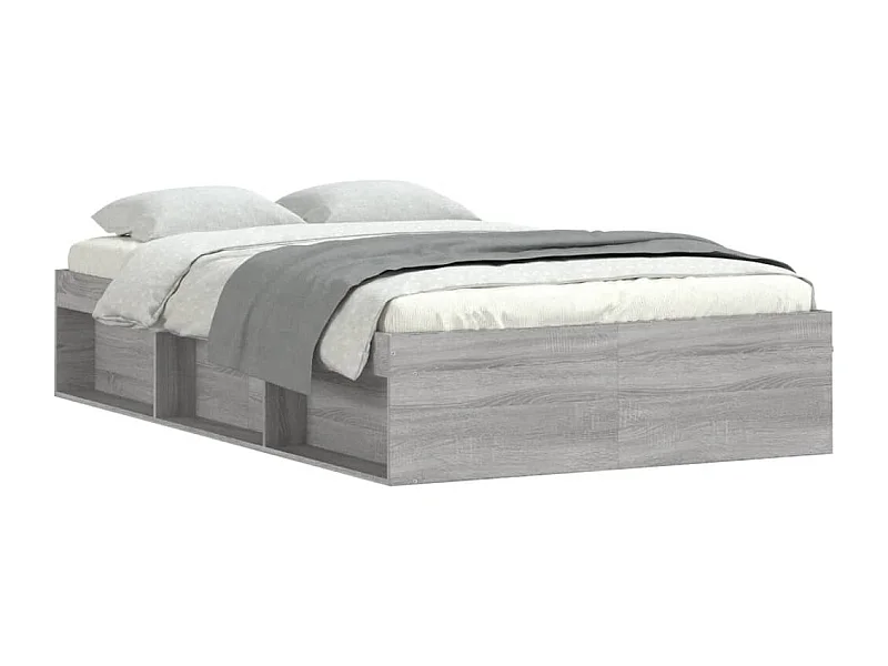 Cadre de lit sonoma gris 120x190 petit double
