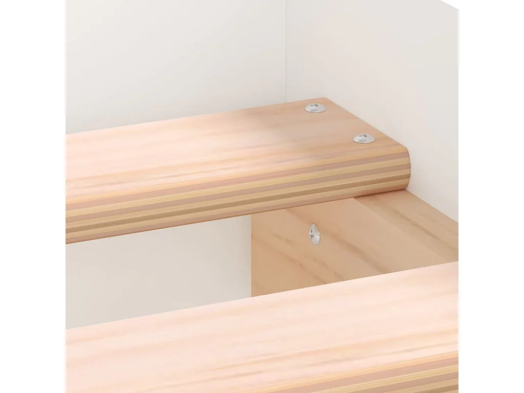 Cadre de lit blanc 90x200 bois d'ingénierie