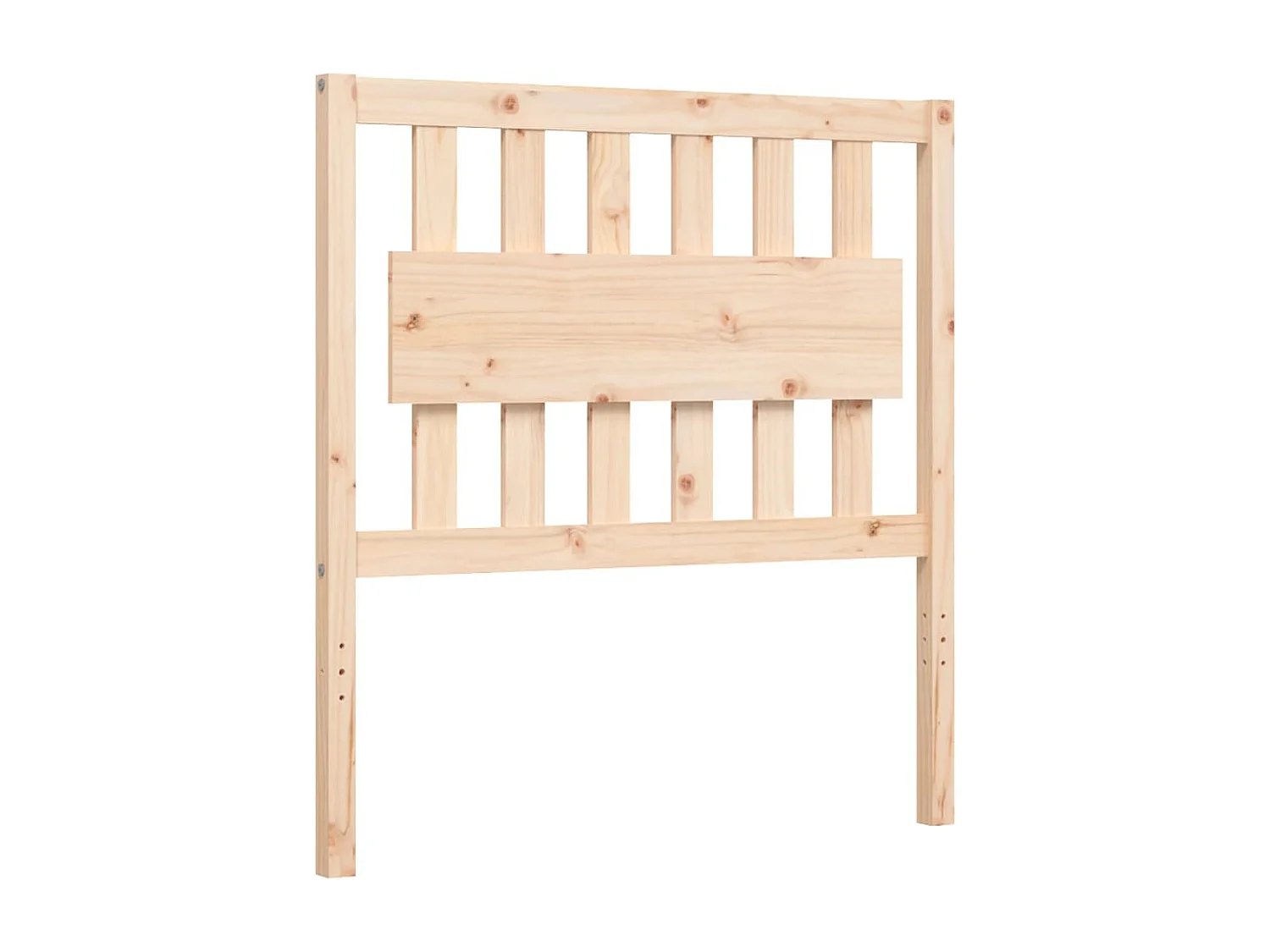 Cadre de lit avec tête de lit simple bois massif