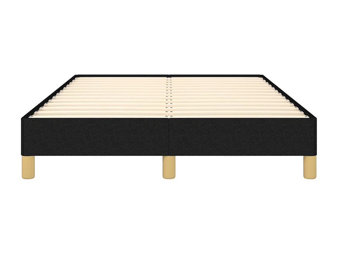 Cadre de lit noir 120x190 tissu