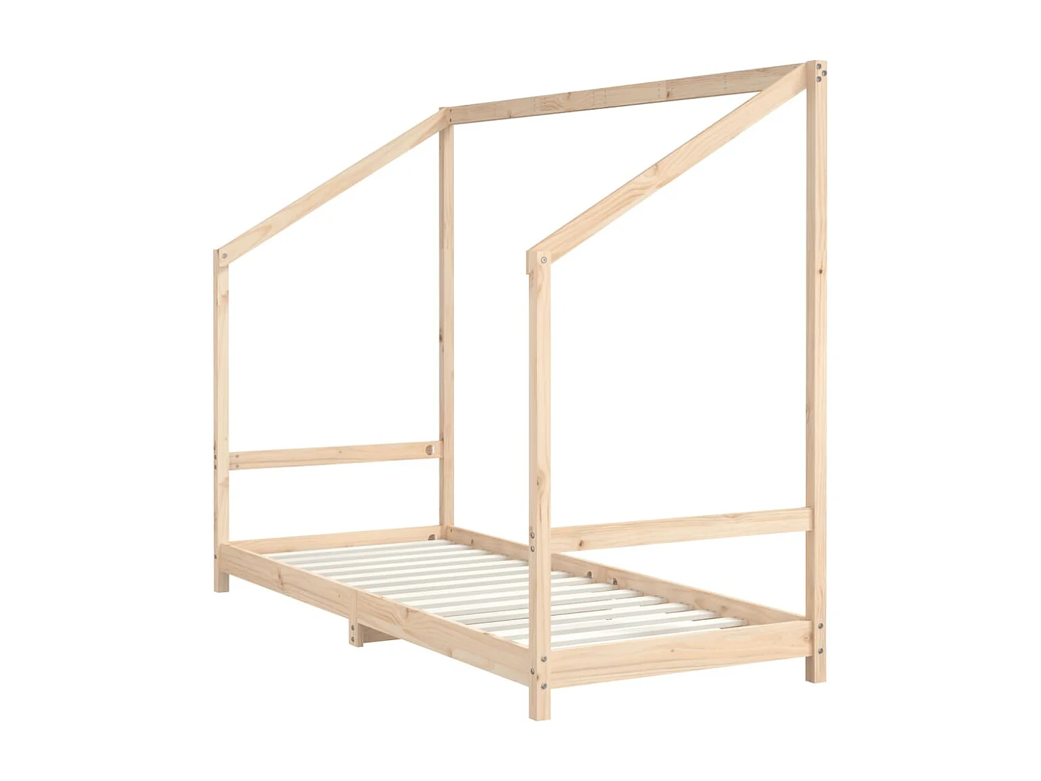 Cadre de lit pour enfants 80x200 bois de pin massif