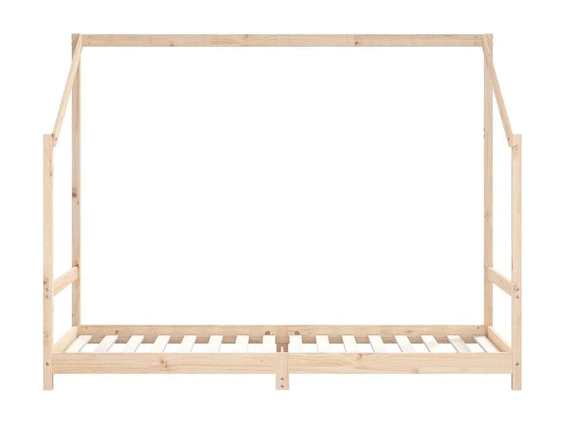 Cadre de lit pour enfants 80x200 bois de pin massif