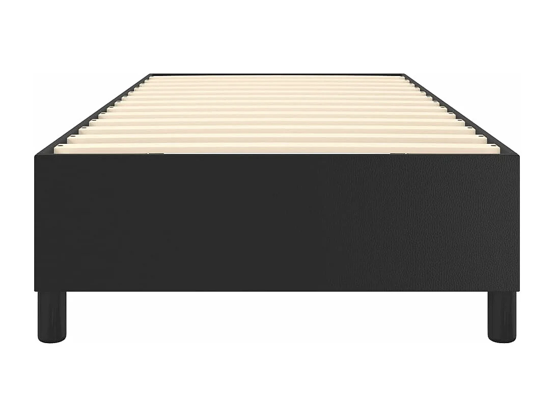 Cadre de lit Noir 80x200 Similicuir