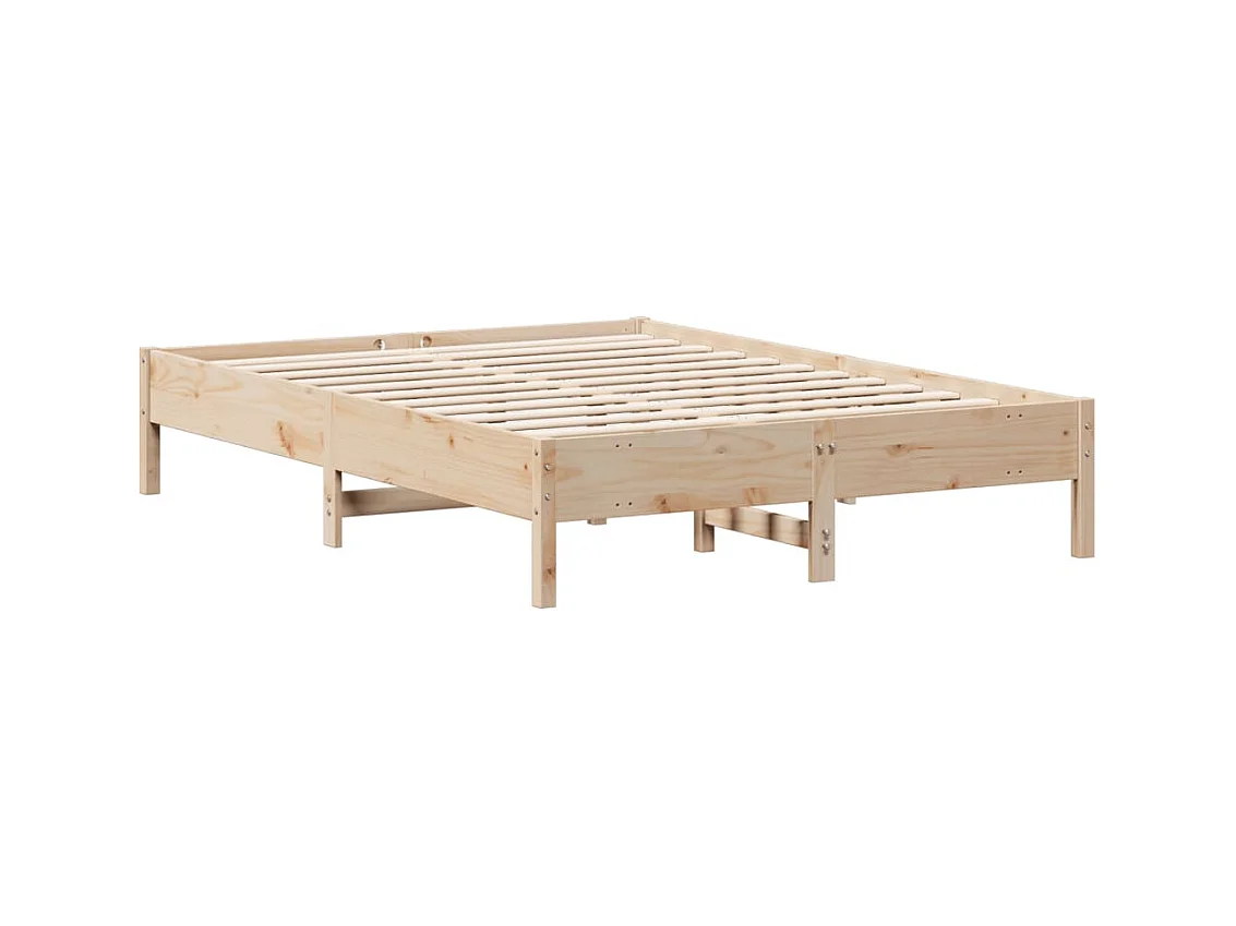 Cadre de lit 160x200 bois de pin massif