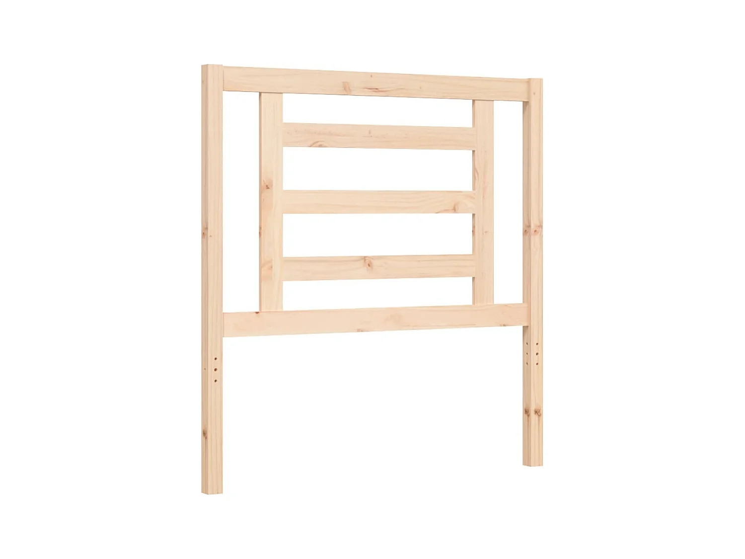 Cadre de lit avec tête de lit 90x200 bois massif