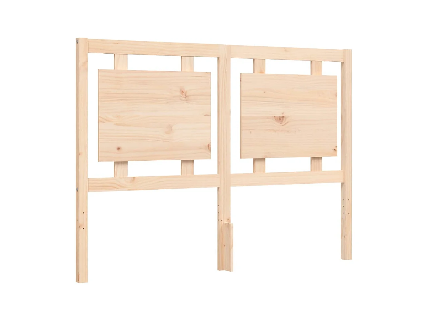 Cadre de lit avec tête de lit 140x190 bois massif