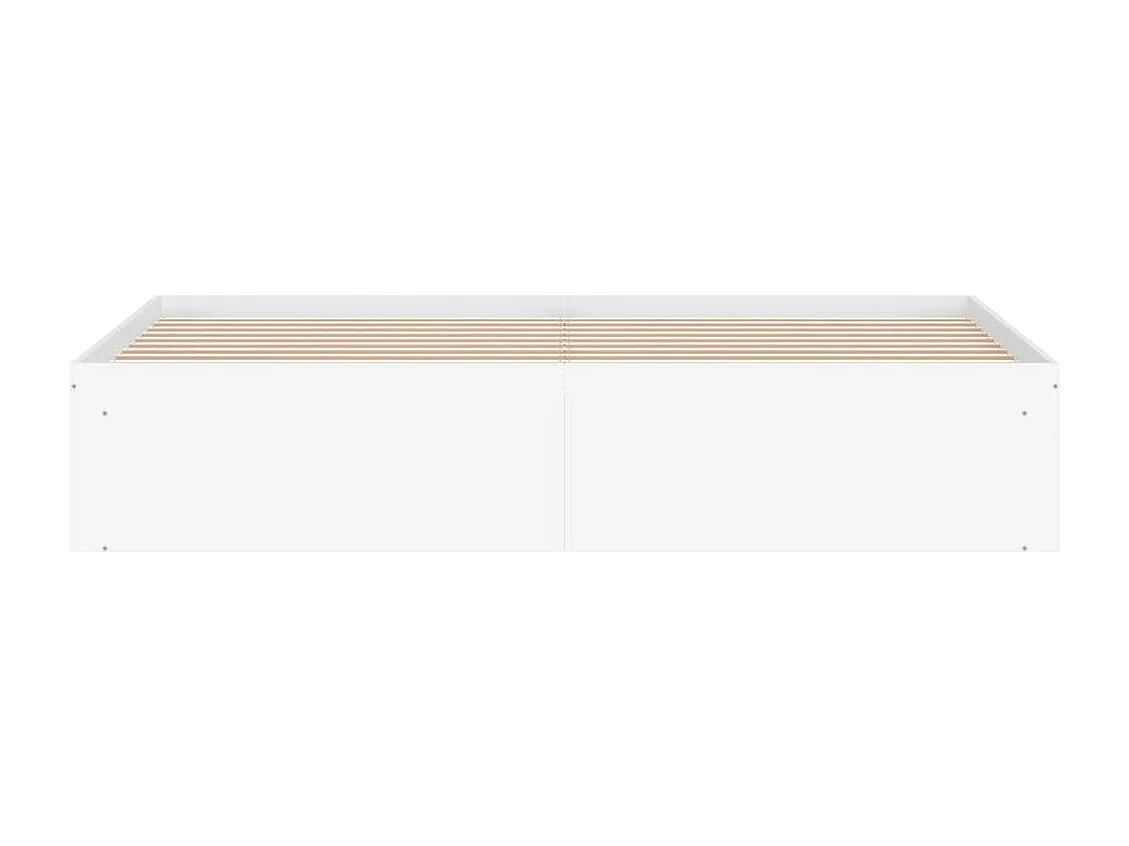 Cadre de lit blanc 180x200 super king