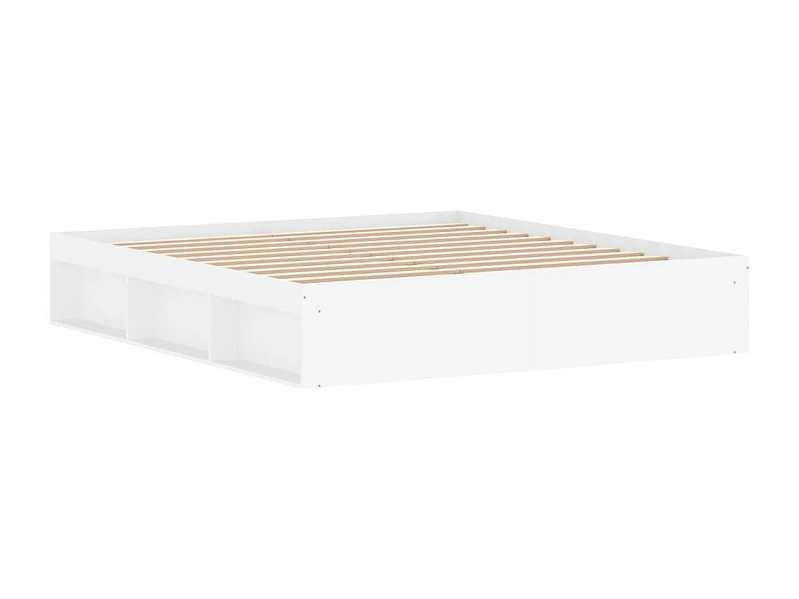 Cadre de lit blanc 180x200 super king