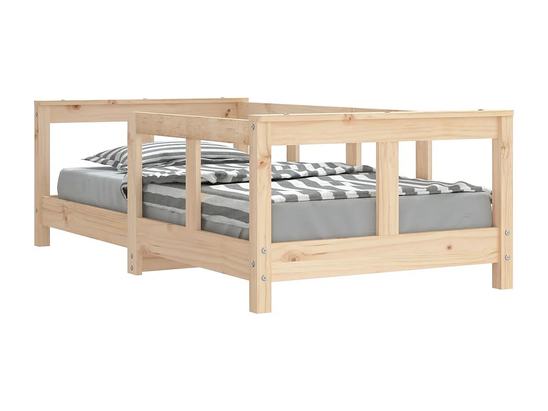 Cadre de lit pour enfant 70x140 bois de pin massif